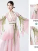 Stage Wear Super Immortal Classical Dance Costume Women's Flowing Long Charm Yarn Clothes With Ancient Chinese Hanfu Style