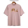 T Shirt Tasarımcı Tshirt Palmiye Erkekler İçin Erkek Kız Ter Tişörtleri Baskı Ayı Büyük Nefes Alabilir Sıradan Melekler T-Shirts% 100 Saf Pamuk Boyutu L XL NV3P YUNV