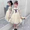 Girl Dresses Girls' Princess 3-12 Years Old Children's Long Sleeve Fashion Mesh