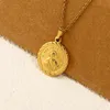 Halsreifen Mode 316l Edelstahl Männer Schmuck Vintage Jesus Anhänger Halsketten Für Frauen Geburtstag Geschenke Dropship Lieferanten 231110