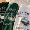 メンズTシャツアメリカンヴィンテージクリエイティブシッププリント半袖Tシャツ男性と女性Ins夏のルースカジュアルファッションカップルドレストップ230411