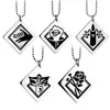 Chaînes Motif de Bande Dessinée Bijoux Cadeaux Anime Jujutsu Kaisen Itadori En Acier Inoxydable Chaîne Pendentif Collier