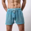 Großhandel - Neuheit Männer Shorts Big Mesh Lose Lässige Sexy Homosexuell Männliche Sex Kleidung Mann Nachtwäsche Durchsichtig Low Rise Boxershorts S40