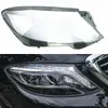 Bilens främre strålkastare Glasskal Huvudlampa Lampskärmslampan för Mercedes-Benz S-Class W222 S320 S400 S500 S600 2014-2017