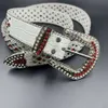 Factory sale Cowboy and cowgirl rivet and crystal strip with rhinestone alloy buckle set Punk Rock Belt