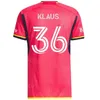 Soccer St. Louis 10 Eduard Lowen Jersey 8 Jared Stroud 11 Nicholas Gioacchini 22 Kyle Hiebert 7 Tomas Ostrak 19 Indiana Vassilev 9 KLAUSS Fußballtrikot-Kits 23-24 FC