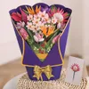 Cartes de vœux PopUp Flower Flora 3D pour l'anniversaire de la fête des mères, l'obtention du diplôme, l'anniversaire de mariage, la sympathie 230411