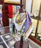 12 1style foulard en soie foulards pour femmes hiver luxueux foulard haut de gamme classique motif de lettre designer châle foulards nouveau cadeau facile à assortir doux au toucher au-dessus de 70-90 cm