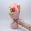 Decoratieve bloemen Soap Rose Flower Bouquet Valentijnsdag Gift voor Fridend Holding Artificial Festival Home Decorations