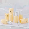 200pcs/lot 12.1mm Cute Cartoon Bottle Cat Plastic Lipstick tube empty packing bottle Lip Balm tube Free Shipping