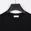 Dames T-shirt Designer Shirt Summer Cotton 2023 Monogrammed geborduurd Turtleneck loszittende bijpassende halve mouwen shirt