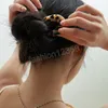 Haarstäbchen Frauen Haarnadel Einfachheit Elegante U-förmige Haarstäbchen mit Leopardenmuster Haarnadeln Mädchen Haarspangen Haarschmuck