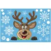 Adesivos de Parede Adesivos de Janela de Natal Papai Noel Elk Decorações Felizes para Casa Cristmas Ornamento Decoração Xmas Presentes Ano 220919 Dro Dhsap