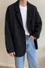 Men's Jackets Autumn Winter Casual Suit Korean Loose Small Coat Black Gray Package Mail A Formal Interview Streets 2023