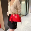 Evening Bags Vintage Women Fringe Small Shell Clip Lady Chain Shoulder Prom Clutch Crossbody Bamboo Leaves Handbags And Purses