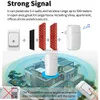 Doorbells Outdoor wireless doorbell EU UK US plug 150M 23A 12V battery waterproof smart home wall penetrating signal alarm welcome melody YQ231111