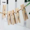 Clip di sacchetti realizzati in Cina 25mm 35mm 45mm 60mm 72 mm Log in legno PO di decorazioni artigianali Clip per uffici scolastici 230503 230503