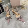 Pumps de style Femmes Dance Crystal Ins 43 GLITTER SEXY SEXHLE STRAPH STRAPHEM