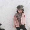Jassen winter mode babymeisjes dikker voegen wol 2-7 jaar jongens suède stof warme jassen kinderen kleding tops