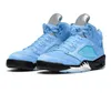 OG Jumpman 5 retro męskie buty do koszykówki 5s Aqua Bluebird University Racer Blue Toro Electric Georgetown Metallic Srebrny Dazzle Men Trainers Sports Sneakers