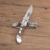 Fabrikspris A336 Pocket Folding Knife 5CR13MOV Mirror Polish Drop Point Blade Wood/Rostfritt stålhandtag utomhus camping EDC Pocket Mapp Knives