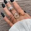 Band Rings Ring set women rings for girls charms rings set for women boho jewelry punk cessories bagues anillos mujer schmuck P230411