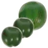 BAILS 3 PCS Artificiales para simulação de ornamentos tropicais de cocos havaianos