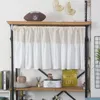 Curtain Kitchen Nordic Style Short Curtains Cotton Wine Cabinet Window Small Linen Wardrobe Door Curt S6e2