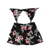 Hundkläder Pet Swimsuit Sling Floral Printing Sleeveless Bikini Beach Dressing Baddräkt för pool Cat Accessories Soft Gato