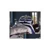 寝具セット青いシルクコットンサテンジャキュアラグジュアリーチャイニーズセットクイーンキングサイズベッドシート/スプレッド羽毛布団ER H0913ドロップデリバリーHOM DHIMR