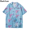 Herren Freizeithemden Umlegekragen Hawaii Stil Herrenhemden Sommer Pink Gun Volldruck Freizeithemd Herren 230410