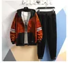 Jogging Clothing Men Plus Velvet Track Suit Winter Sweatsuit Gold Set Two Piece Tracksuit