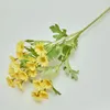Dekoratif Çiçekler Yapay Çok Molor Daisy UV Dayanıklı Dış Mekan Sahte Kır Çiçeği Kök Sahte Yeşillik Ev Dekor