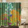 Shower Curtains Fashion Curtain Art Painting Home Pastoral Pattern Waterproof With Hook Fabric Bathroom Set Decoration