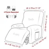Chair Covers Thick Split Recliner Chair Cover Non-Slip Polar Fleece Single Sofa Covers for Living Room Lazy Boy Relaxing Armchair Slipcovers 231110