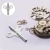 Accessoires d'horloges, clé d'enroulement d'horloge robuste, Kit de réparation de clés de chaîne, pièces métalliques, chouchous pour cheveux en acier