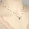 Moda mücevher koruyucusu melek kanat kolye 18k altın kaplama tasarımcı kolye kadın alaşım Güney Amerikalı kadınlar choker gümüş erkek kolyeler mektuplar kartı hediye