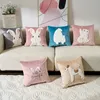 Cushion/Decorative Pillow Rabbit Decorative Pillowcase Cute Soft Pillows For Sofa Bed Living Room Home Decoration Housse De Coussin Luxury Cushion Cover 231110