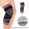 Genouillères 1pc sport course entraînement arthrite manchon de compression élastique soulagement de la douleur antidérapant attelle gymnastique rotule stabilisateur soutien