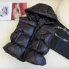 Coletes femininos jaqueta inchada sem mangas mulher jaquetas designer casaco fosco outwears casacos S-XL