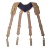 Suspenders Outdoor verstelbare uitrusting Suspener X Type Tactieken Braces Tactische Suspenders Men Duty Belt Harness Combat Readiness -band 230411