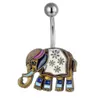 Navel Bell -knop Rings D0744 Olifant Belly Stud Mix kleuren Drop levering sieraden Body Dhgarden OTSPM