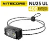 Hoofdlampen nitecore nu25 ul 400 lumen drie lichtbron koplamp ter ondersteuning van USB-C opladen P230411