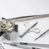 Accessoires d'horloges, clé d'enroulement d'horloge robuste, Kit de réparation de clés de chaîne, pièces métalliques, chouchous pour cheveux en acier