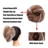 Sentetik peruklar lupu kısa sentetik düz chignon saç bunlar elastik bant scrunchies kuyruk saç parçası kadınlar için kuyruklar doğal sahte saç 231110