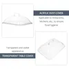 Cuisine Stockage 1 Pc Transparent Acrylique Gâteau Couverture Antipoussière Nourriture Pour Table À Manger