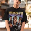 Dames s t -shirt vintage bootleg pedro pascal t shirt vrouwen outfits merch 100 katoenen kleding unisex streetwear t -shirt tee shirts 220410