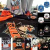 Weng Diego Gulls Jersey 21 Wagner 4 Thompson 20 Ritchie 5 Pettersson 15 Sorensen 19 Hults Abbott AHL Hockey Jerseys Orange Black White