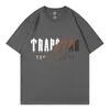 Nova TRAPSTAR 2023 Camiseta masculina com estampa de letras clássica tendência da moda casual para homens e mulheres de algodão puro simples camiseta esportiva namorado namorada presente