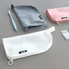 Aufbewahrungstaschen für Kosmetika, platzsparend, praktisch für Reisen, einfacher Zugang, langlebiges Material, effiziente Organisation, tragbare Tasche, Eva-Netztasche